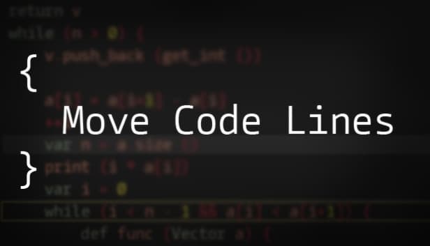 Move Code Lines