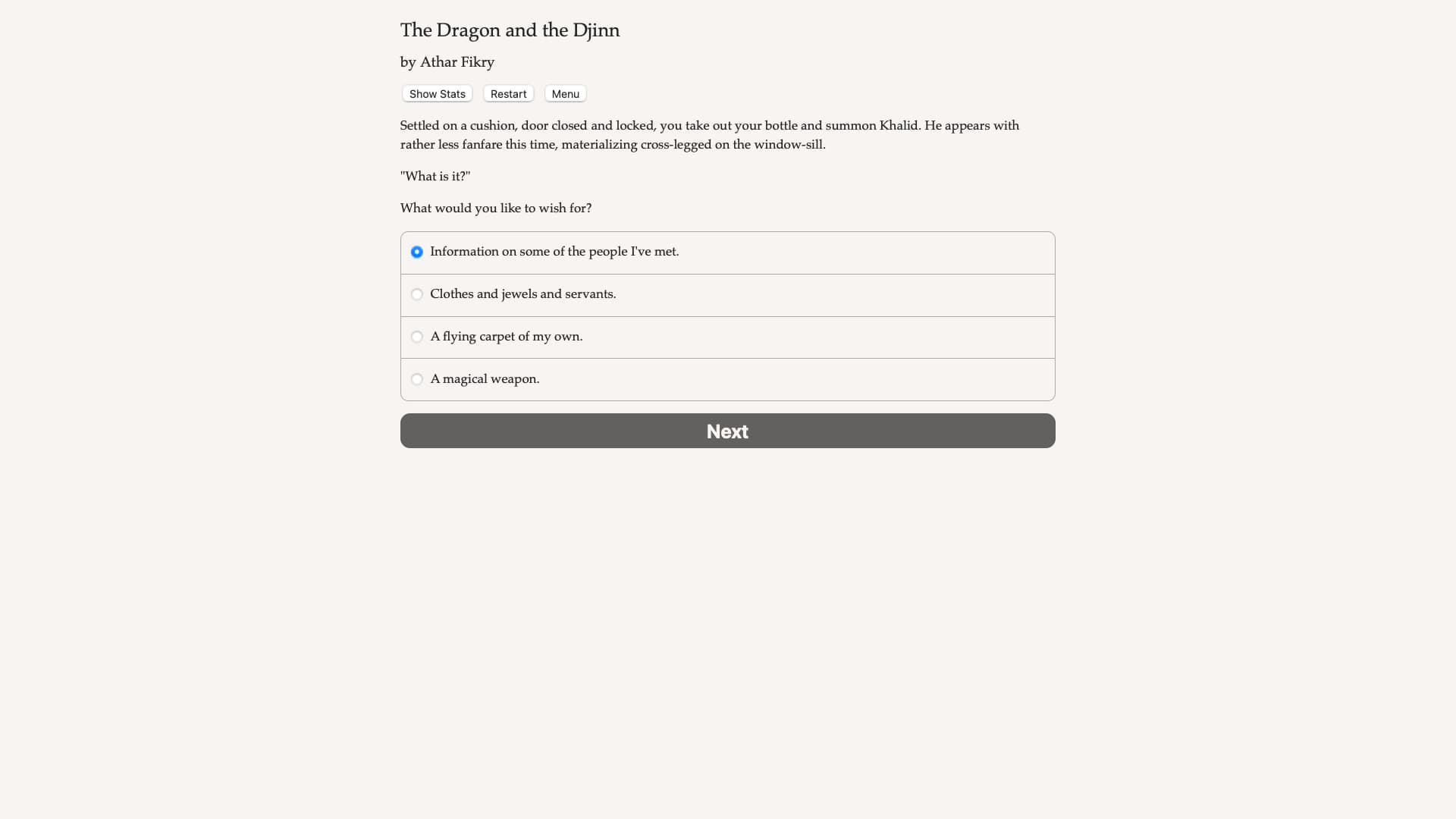 The Dragon and the Djinn screenshot thumbnail