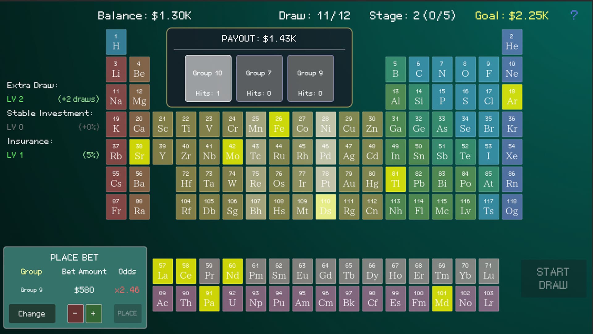Periodic Lottery screenshot thumbnail